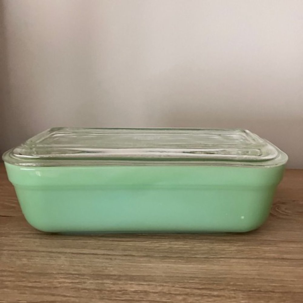 Vintage Fire King Jadeite Oven Ware Loaf Pan